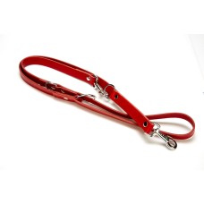 Doggie Ayarlanabilir Seri Premium Deri Köpek Gezdirme Kayışı 1,5 x 12-90 cm Kırmızı