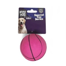 Playfull Zıplayan Basketbol Topu Köpek Oyuncağı 6,3 Cm Pembe