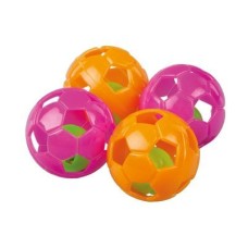 Polo Zilli Kedi Oyun Futbol Topu Renkli 4 cm