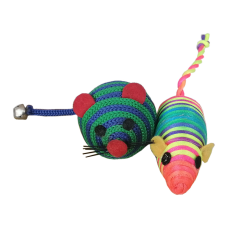 Ans Renkli Gökkuşağı Fare 2 li 15 cm