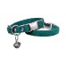 Markapet Kadife Çanlı Kedi Boyun Tasması 20-32 cm Turkuaz Markapet Kadife Çanlı Kedi Boyun Tasması 20-32 cm Turkuaz