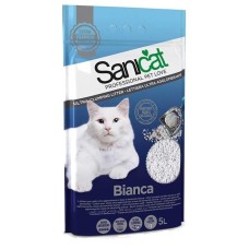 Sanicat Bianca Ultra Topaklaşan Doğal Kedi Kumu 5 Lt