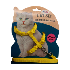 ANS Kedi Göğüs Bel Tasması Sarı ANS Kedi Göğüs Bel Tasması Sarı