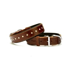 Doggie Kristal Taşlı Köpek Boyun Tasması 3,5 cm / 60 cm Kahverengi Doggie Kristal Taşlı Köpek Boyun Tasması 3,5 cm / 60 cm Kahverengi