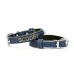 Doggie Deri İsimlikli Köpek Tasması 2x30-35 cm Mavi
