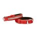 Doggie Konforlu Reflektörlü Deri Köpek Tasması 1,5x25-30 cm Kırmızı