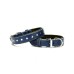 Doggie Deri Rivetli Köpek Tasması 2,5x37-45 cm Mavi
