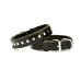Doggie Deri Rivetli Köpek Tasması 3x42-50 cm Siyah