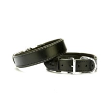 Doggie El Yapımı Konforlu Deri Köpek Tasması 3,5x45-50 cm Siyah Doggie El Yapımı Konforlu Deri Köpek Tasması 3,5x45-50 cm Siyah