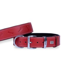 Doggie Kemik Desenli Deri Köpek Boyun Tasması 3,5x52x60 cm Kırmızı Doggie Kemik Desenli Deri Köpek Boyun Tasması 3,5x52x60 cm Kırmızı