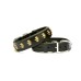 Doggie Pençe Metal İşlemeli Deri Köpek Boyun Tasması 3,5x47x55 cm Siyah
