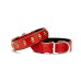 Doggie Pençe Metal İşlemeli Deri Köpek Boyun Tasması 3,5x47x55 cm Kırmızı Doggie Pençe Metal İşlemeli Deri Köpek Boyun Tasması 3,5x47x55 cm Kırmızı