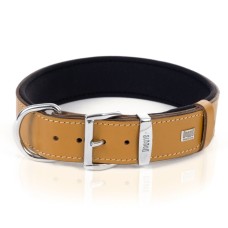 Doggie El Yapımı Konforlu Deri Köpek Tasması 3,5x52-60cm Kamel Doggie El Yapımı Konforlu Deri Köpek Tasması 3,5x52-60cm Kamel