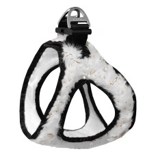 Üç Kilitli Simli Peluş Kedi Köpek Göğüs Tasması 20-24 cm XXX-Small Beyaz Üç Kilitli Simli Peluş Kedi Köpek Göğüs Tasması 20-24 cm XXX-Small Beyaz