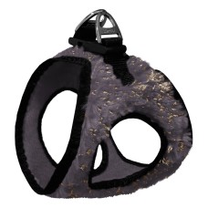 Üç Kilitli Simli Peluş Kedi Köpek Göğüs Tasması 20-24 cm XXX-Small Gri Üç Kilitli Simli Peluş Kedi Köpek Göğüs Tasması 20-24 cm XXX-Small Gri