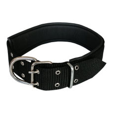 İri Irk Köpek Boyun Tasması 5 x 80 cm Siyah