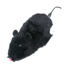 Markapet Kurmalı Hareketli Tekerlekli Fare 12 cm Siyah Markapet Kurmalı Hareketli Tekerlekli Fare 12 cm Siyah