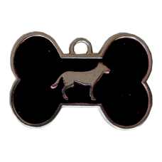 Kemik Şekilli Köpek İsimlik Aksesuar 2*3 cm Siyah Kemik Şekilli Köpek İsimlik Aksesuar 2*3 cm Siyah
