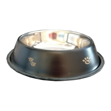 Oripet Desenli Çelik Köpek Mama Kabı 96 oz ( 3 L )