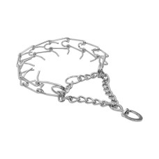Doggie Eğitim Serisi Dikenli Zincir Köpek Boyun Tasması - 3,5x55cm - Chrome