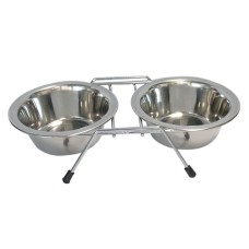 Tommy Ayaklı İkili Köpek Mama Su Kabı 1500+1500 ml