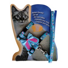 Atlantik Kurdelalı Desenli Kedi Göğüs Bel Tasması 20*32 cm Turkuaz Atlantik Kurdelalı Desenli Kedi Göğüs Bel Tasması 20*32 cm Turkuaz