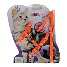 Çizgi İşlemeli Kedi Göğüs Bel Tasması Dokuma Turuncu 20 * 32 cm Çizgi İşlemeli Kedi Göğüs Bel Tasması Dokuma Turuncu 20 * 32 cm