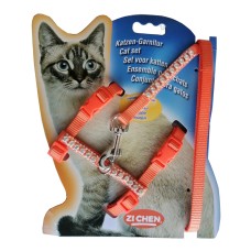 Atlantik Taşlı Kedi Göğüs Bel Tasması 20*32 cm Turuncu Atlantik Taşlı Kedi Göğüs Bel Tasması 20*32 cm Turuncu