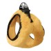 Üç Kilitli Peluş Kedi Köpek Göğüs Tasması 30-38 cm Small Sarı