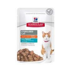 Hills Sterilised Kısırlaştırılmış Alabalıklı Kedi Konserve 85g