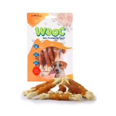 Wooc Dog Tavuk Sargılı Kalsiyum Kemikli Köpek Ödül Maması 80 GR