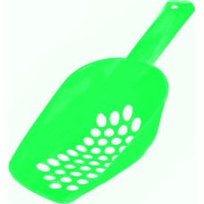 Kedi Tuvalet Kum Küreği Ağır Plastik Elekli 30 cm Yeşil