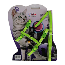 Çizgi İşlemeli Kedi Göğüs Bel Tasması Dokuma Yeşil 20 * 32 cm Çizgi İşlemeli Kedi Göğüs Bel Tasması Dokuma Yeşil 20 * 32 cm