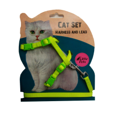 ANS Kedi Göğüs Bel Tasması Yeşil ANS Kedi Göğüs Bel Tasması Yeşil