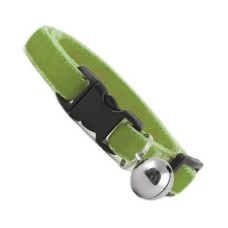 Kedi Boyun Tasması Kadife Dokulu Çanlı 1*30 cm Yeşil Kedi Boyun Tasması Kadife Dokulu Çanlı 1*30 cm Yeşil