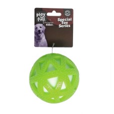 Playfull Işıklı Üçgen Desenli Plastik Top Köpek Oyuncağı 7,5 Cm Yeşil Playfull Işıklı Üçgen Desenli Plastik Top Köpek Oyuncağı 7,5 Cm Yeşil