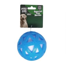 Playfull Işıklı Üçgen Desenli Plastik Top Köpek Oyuncağı 7,5 Cm Mavi Playfull Işıklı Üçgen Desenli Plastik Top Köpek Oyuncağı 7,5 Cm Mavi