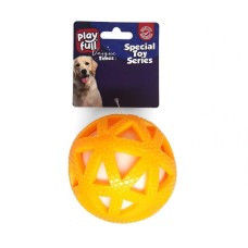 Playfull Işıklı Üçgen Desenli Plastik Top Köpek Oyuncağı 7,5 Cm Sarı Playfull Işıklı Üçgen Desenli Plastik Top Köpek Oyuncağı 7,5 Cm Sarı