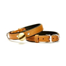 Doggie Konforlu Zilli Avcı Deri Köpek Tasması 2x35-40 cm Kamel Doggie Konforlu Zilli Avcı Deri Köpek Tasması 2x35-40 cm Kamel